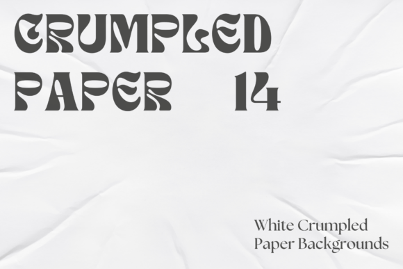 14 White Crumpled Paper Backgrounds: Embrace Imperfection