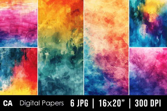 Abstract Colorful Texture Backgrounds: A Creative Toolkit