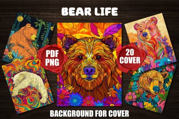Bear Life Backgrounds: Serene Covers for Creative Projects
