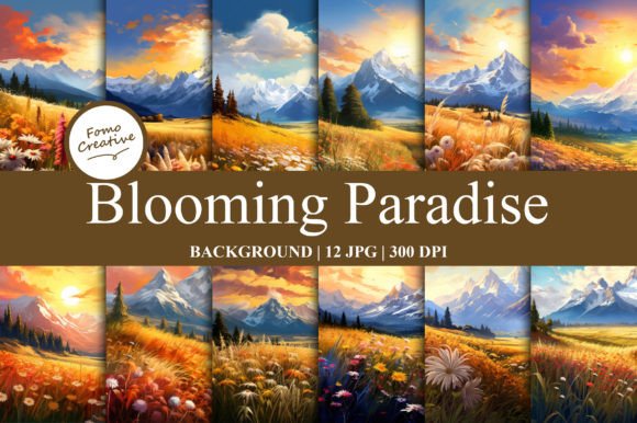Blooming Paradise Backgrounds: Elevate Your Digital Canvas