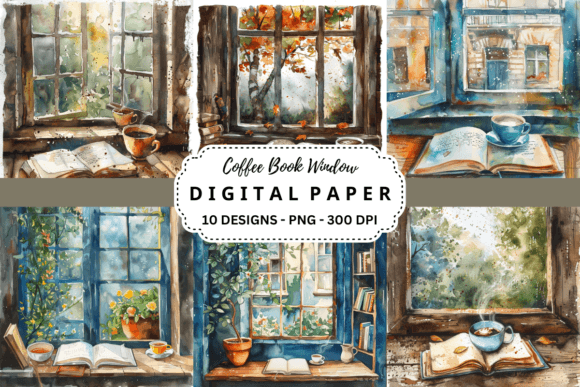 Coffee Book Window Backgrounds: Elevate Your Visual Projects