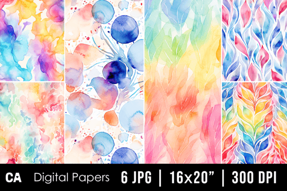 Colorful Abstract Watercolor Backgrounds: A Designer's Guide