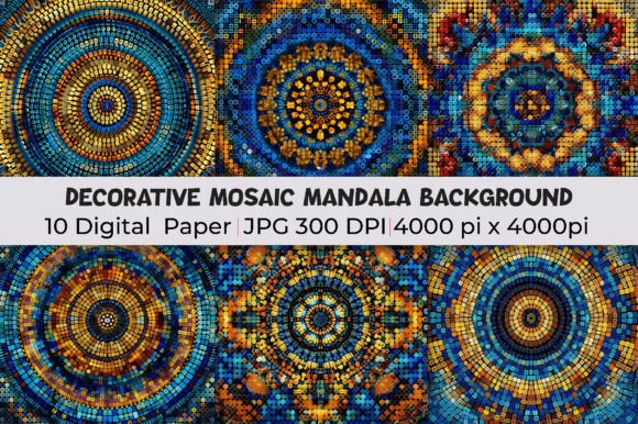 Decorative Mosaic Mandala Backgrounds: A Designer's Guide