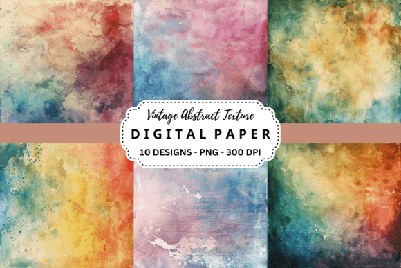 Elevate Your Projects with Vintage Abstract Texture Backgrounds