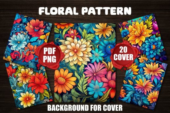 Floral Pattern Backgrounds for Covers: Elevate Your KDP Designs