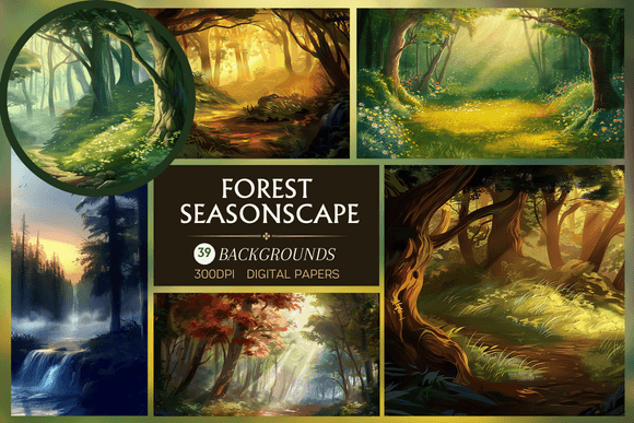 Forest Seasonscape: A Visual Toolkit for Modern Creators