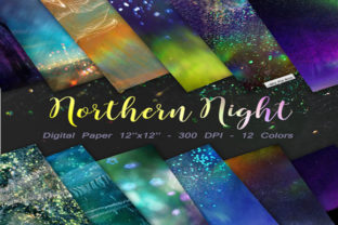 Northern Night Backgrounds: Instant Winter Atmosphere