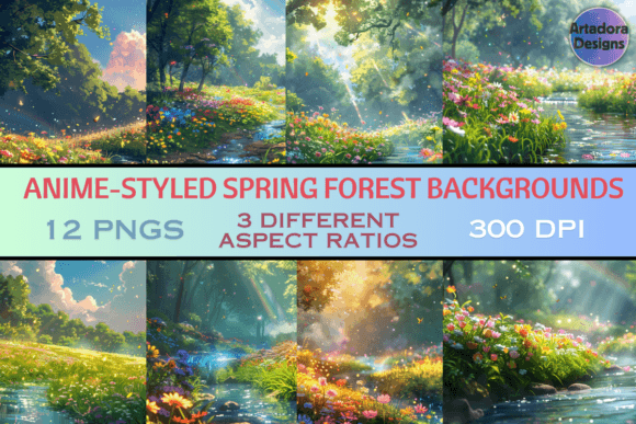 Spring Into Creativity with Anime Forest Backgrounds
