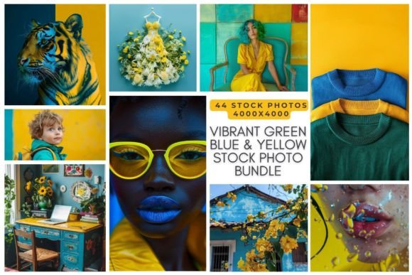 Unlock Creativity with Vibrant Blue Green Photo Backgrounds
