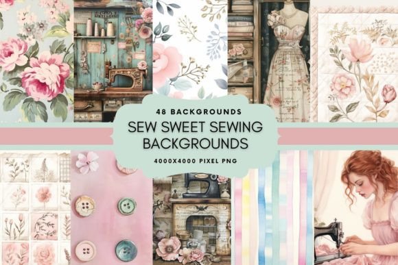 Unlocking Creativity with Sew Sweet Sewing Backgrounds
